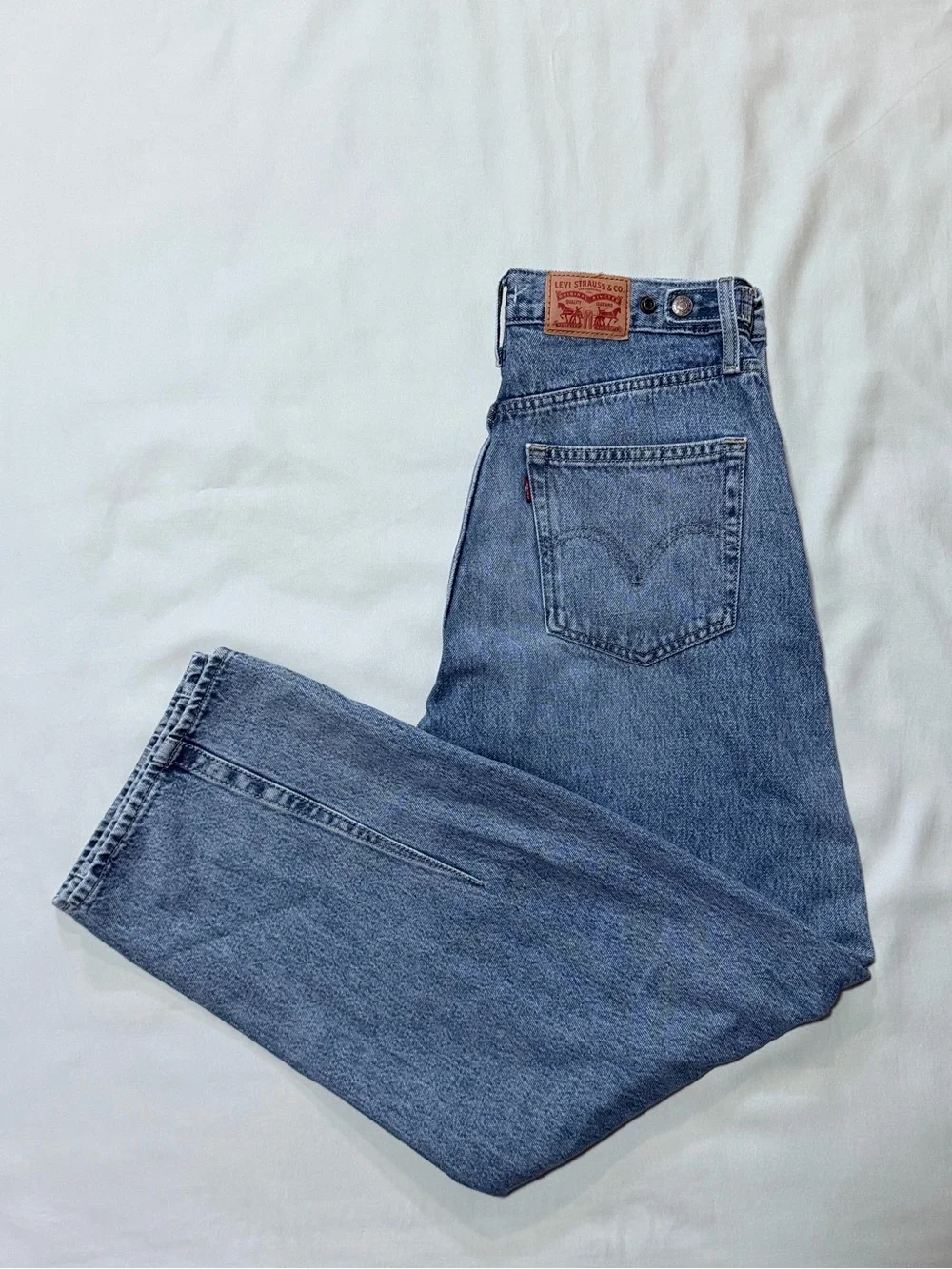 Levi's Cinch Barrel‎ Medium Wash Women's Denim Jeans Size 29 100% Cotton